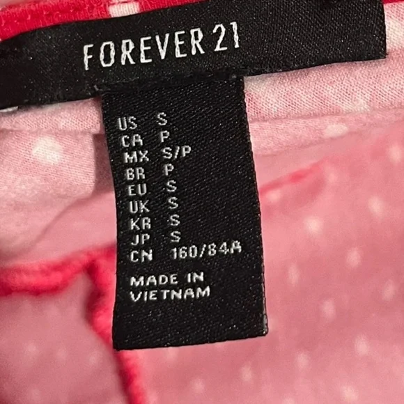 Forever 21 - Red Polka Dot Mini Dress with Bow Tie Back - Size S - Picture 5 of 5
